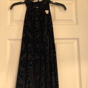 Francesca’s black dress